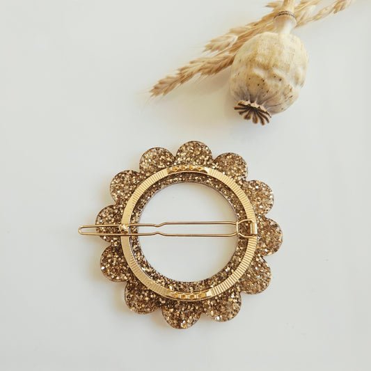 Barrettes en résine | Fleur Or