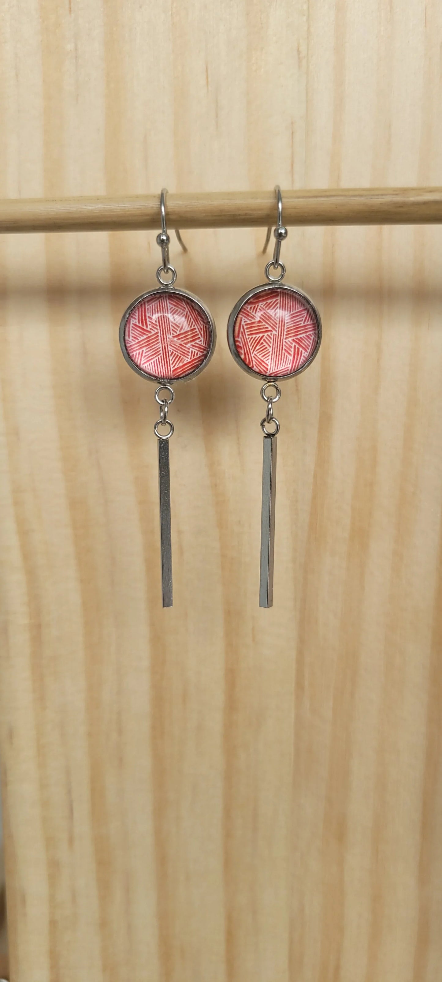 Boucles fantaisie acier | Graphique orangé - L'Atelier de MyMy