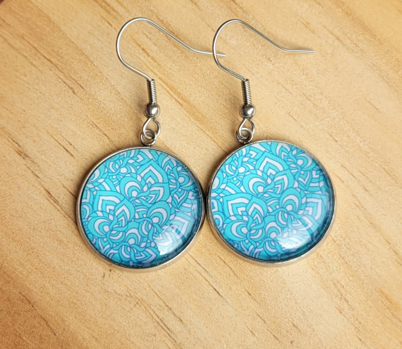 Boucles fantaisie acier | Graphique bleuté
