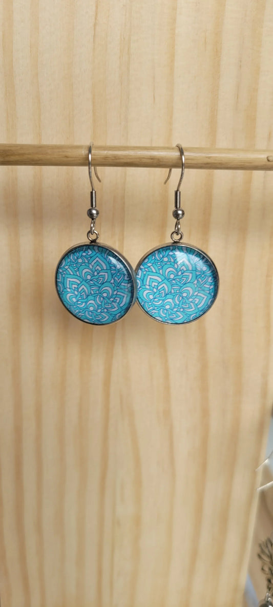 Boucles fantaisie acier | Graphique bleuté - L'Atelier de MyMy