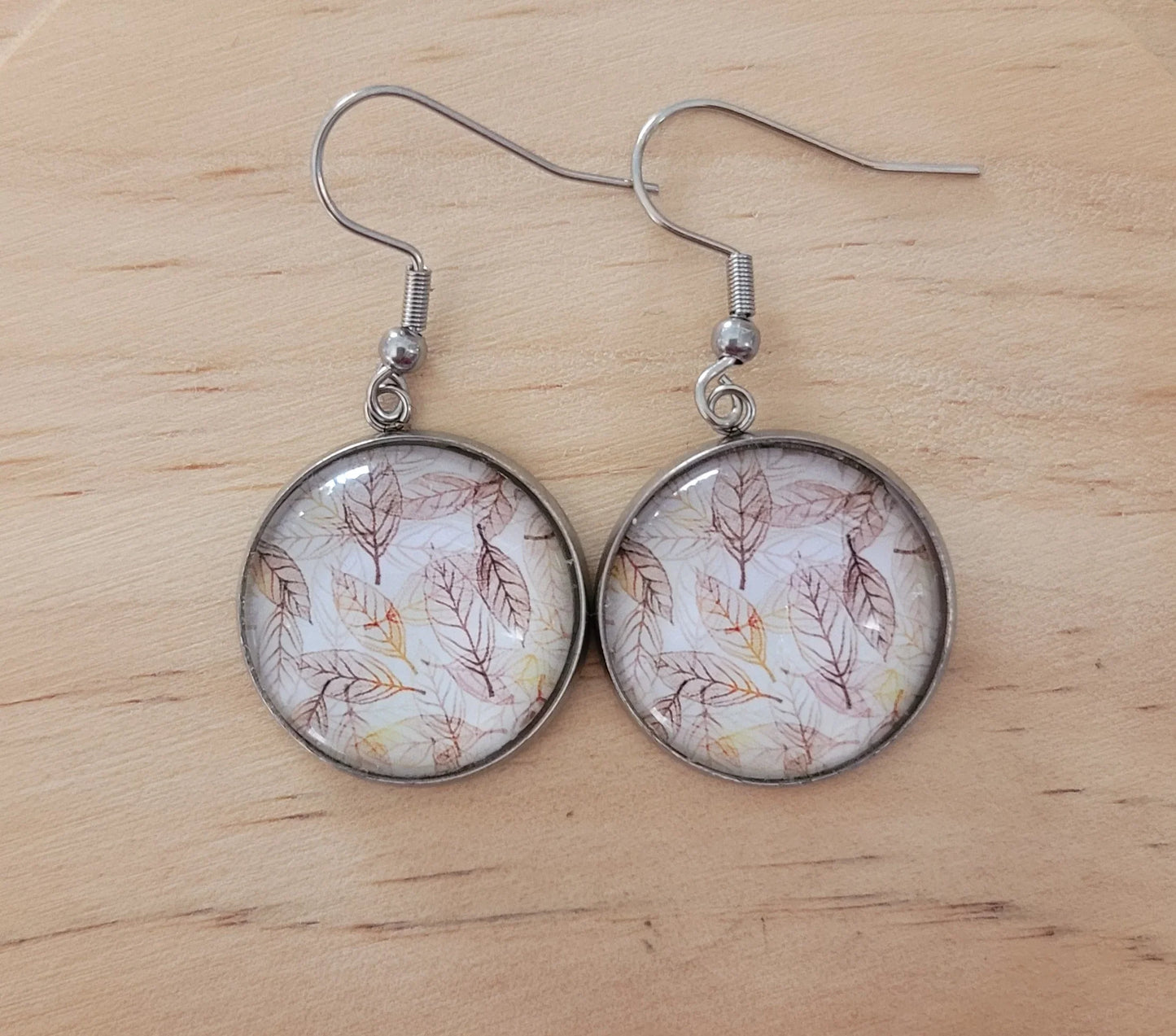 Boucles fantaisie acier | Feuillages - L'Atelier de MyMy