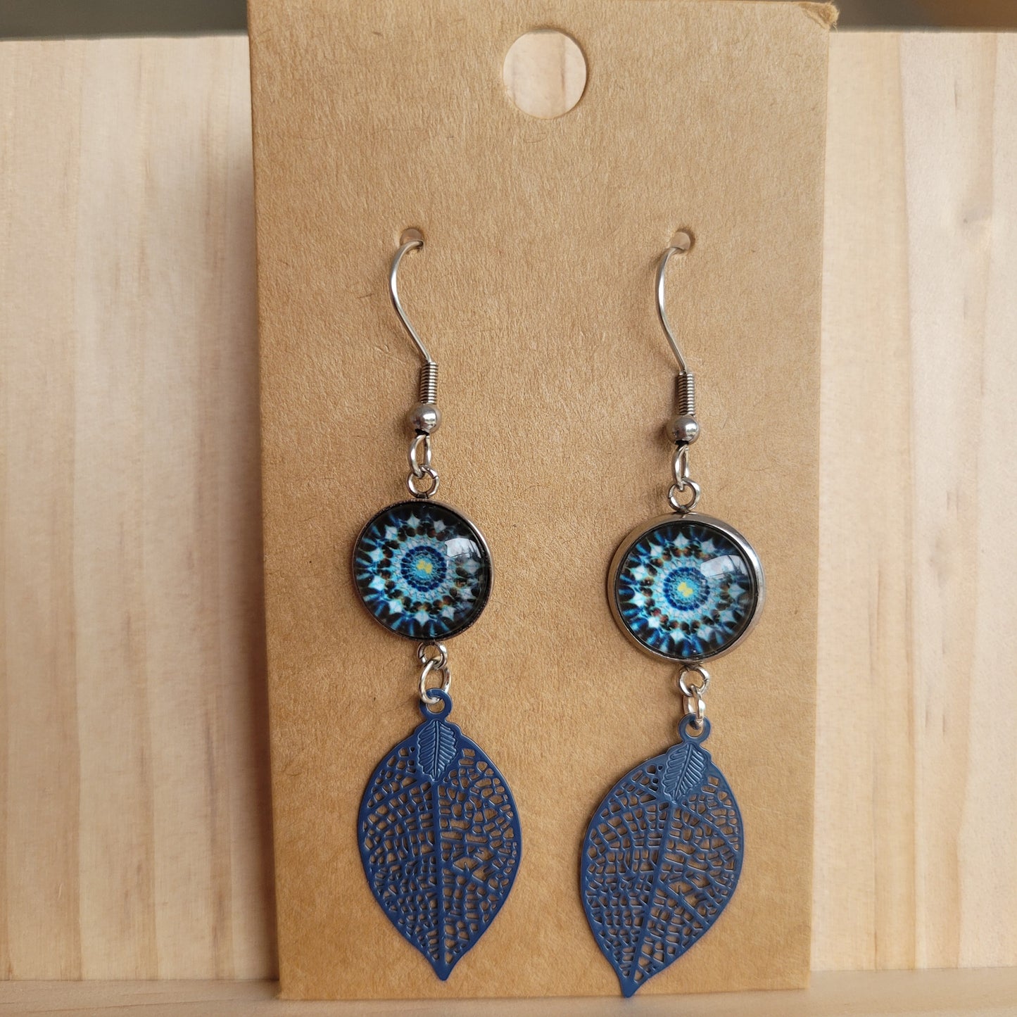 .Boucles fantaisie acier | Mosaïque Feuille