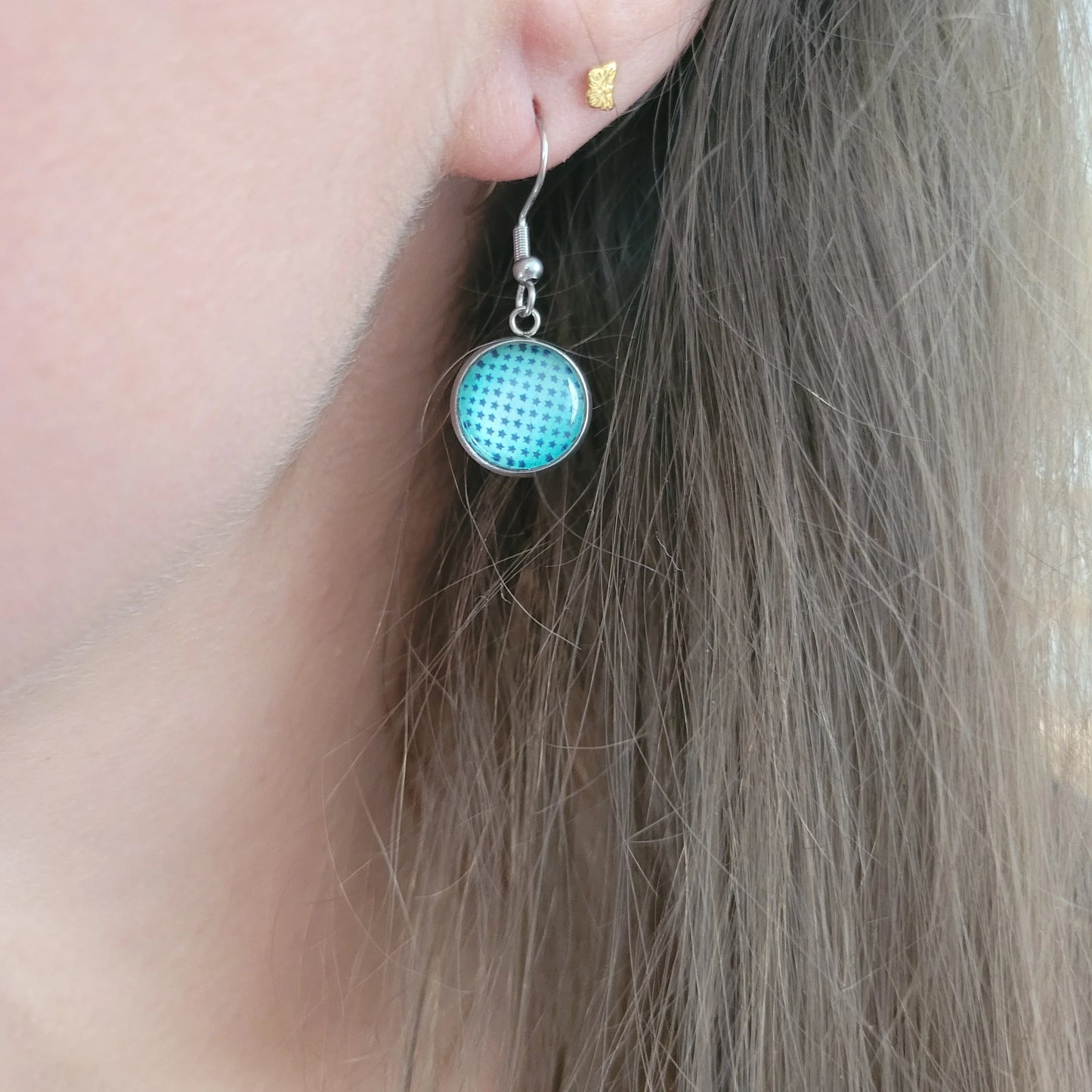 Boucles fantaisie acier | Étoiles - L'Atelier de MyMy