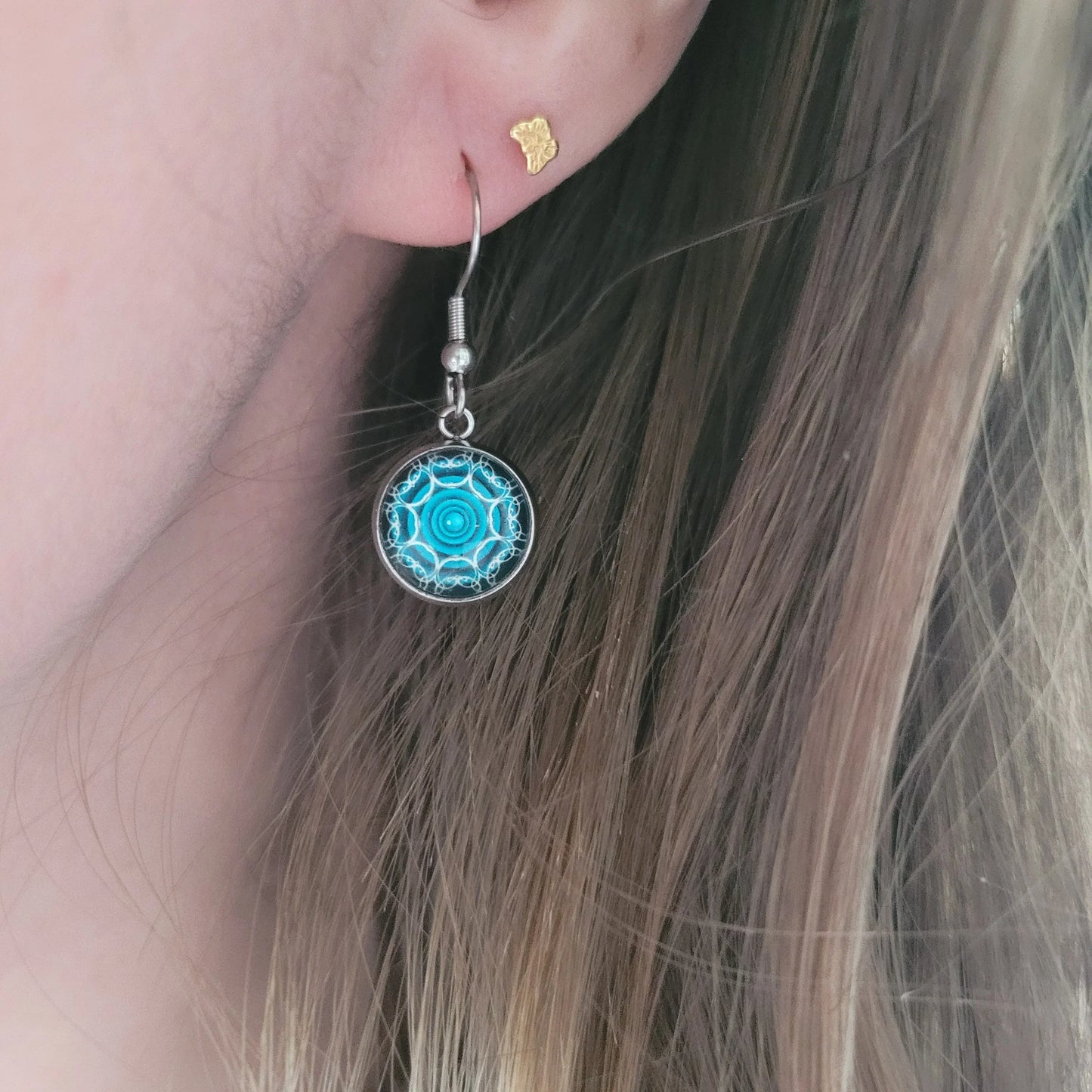 Boucles fantaisie acier | Toiles - L'Atelier de MyMy
