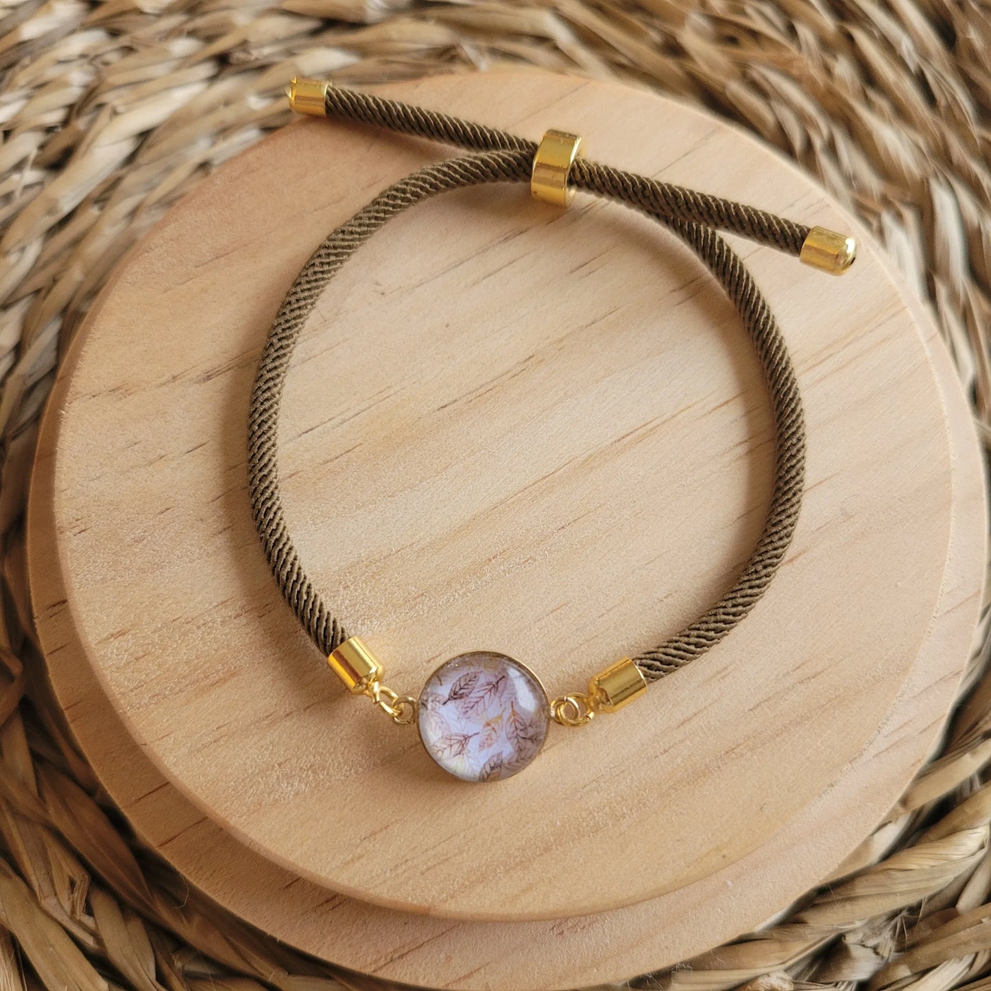 Bracelet fantaisie | Feuilles - L'Atelier de MyMy