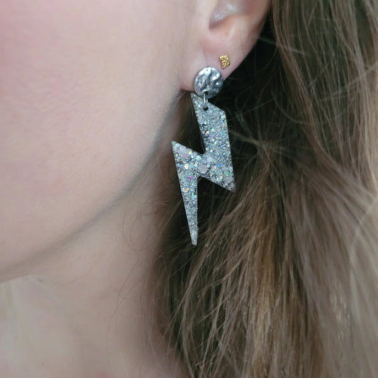 Boucles Coup de Foudre | Argent - L'Atelier de MyMy