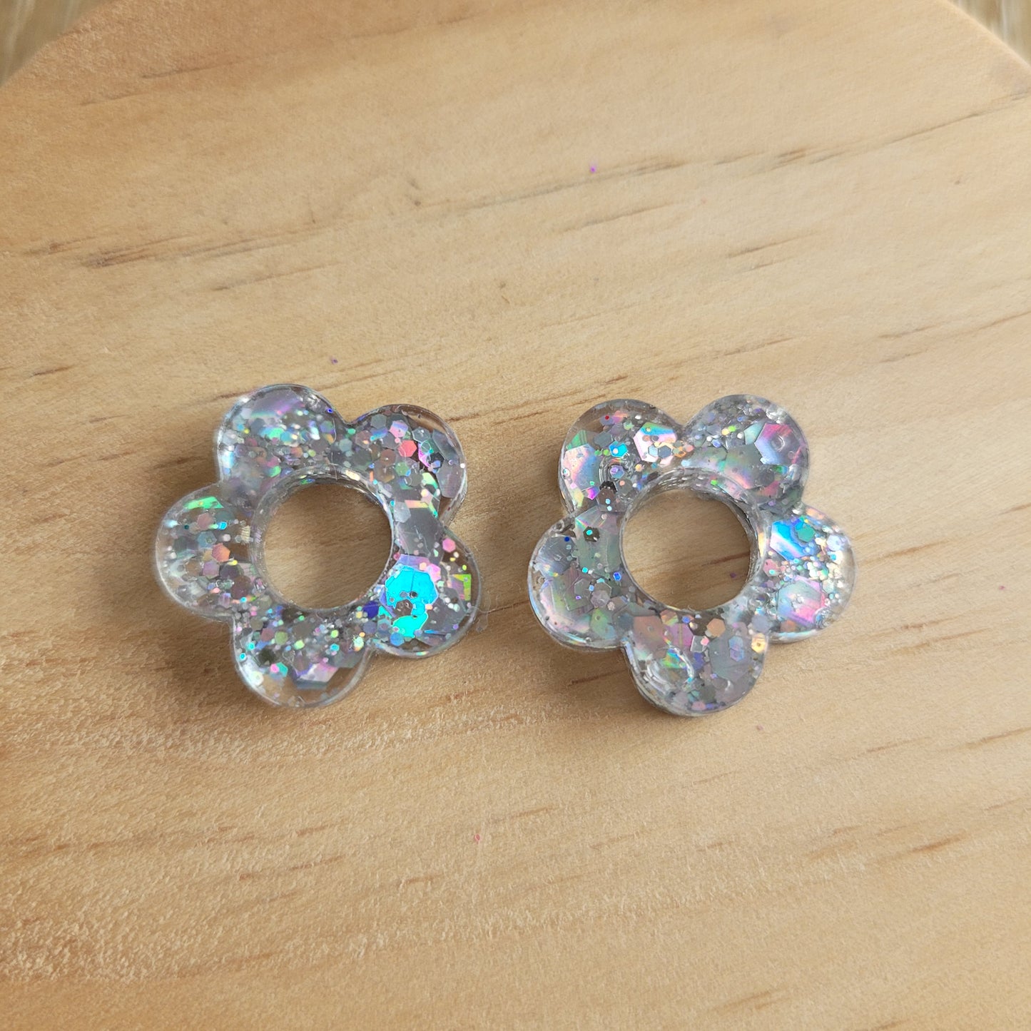 Boucles en résine | Fleurs interchangeables sans attaches ~ Au choix ~