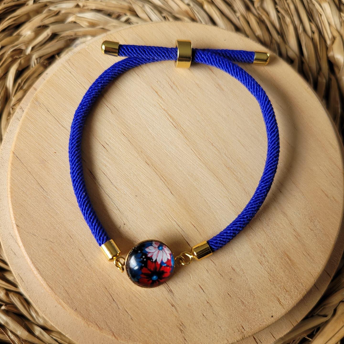 Bracelet fantaisie | Fleurs d'Asie - L'Atelier de MyMy