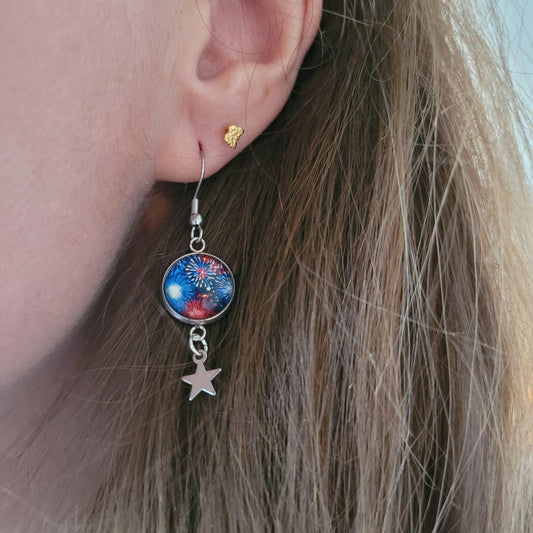 Boucles fantaisie acier | Feu d'artifice - L'Atelier de MyMy