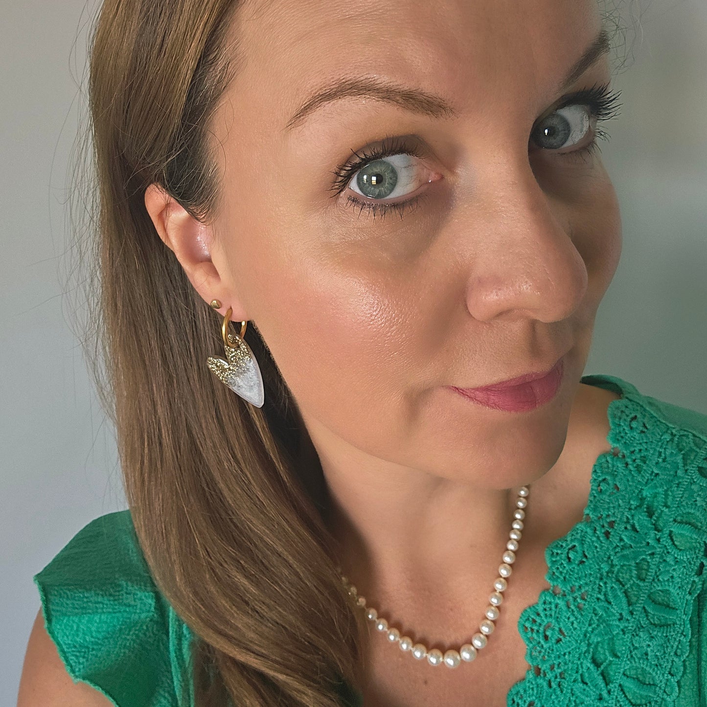 Boucles en résine | Coeur Or