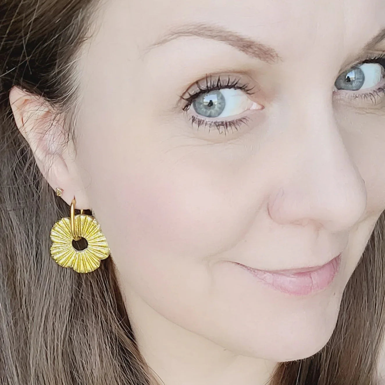 Boucles argile polymère | FloWer Or