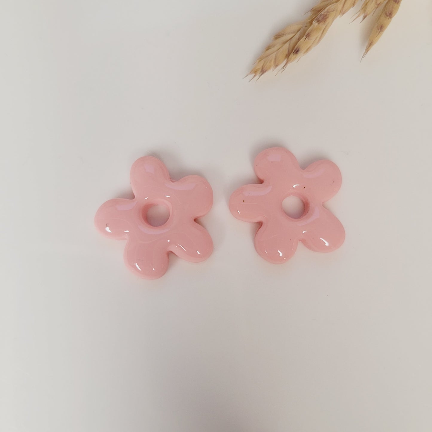Boucles argile polymère | Pampilles Fleurs interchangeables sans attaches ~ Au choix ~