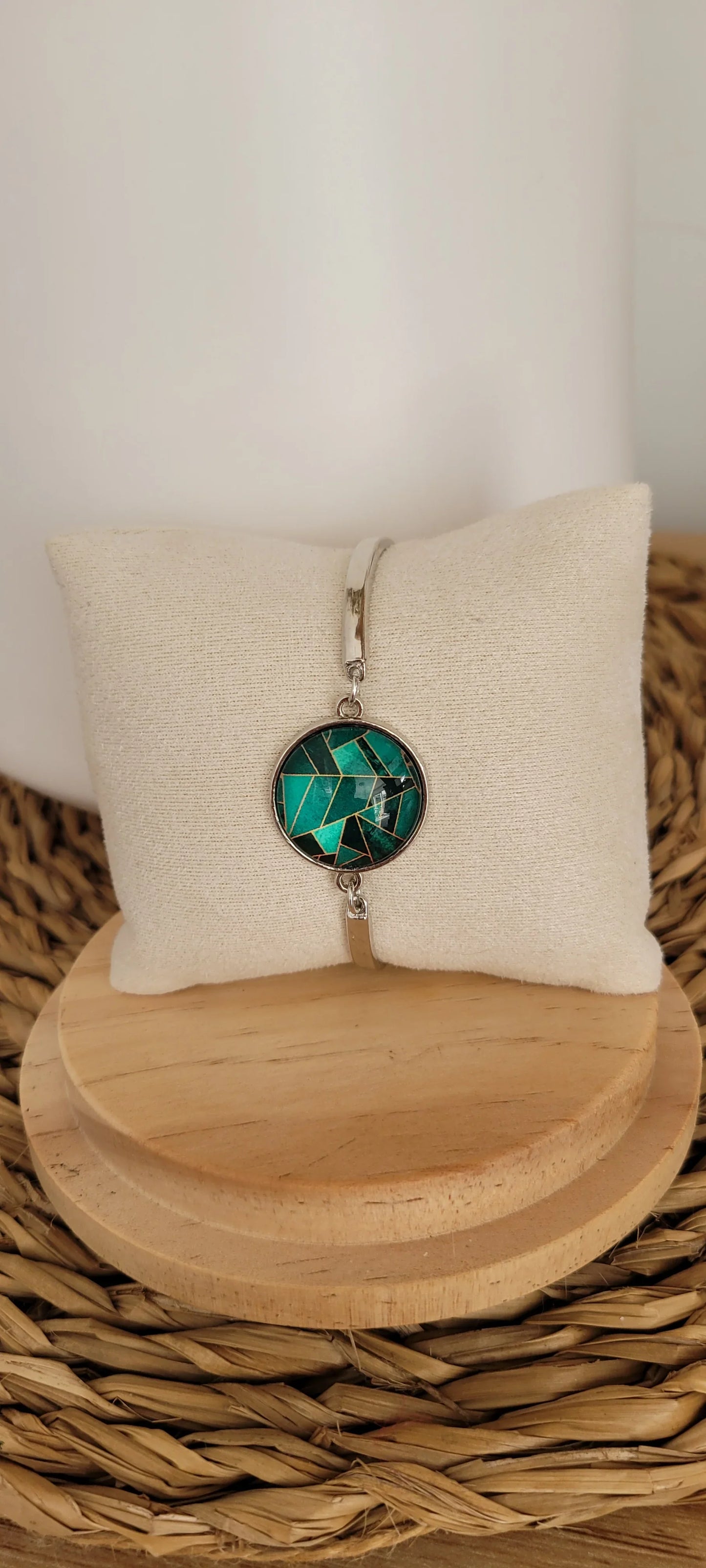 Bracelet fantaisie | Graphique Vert - L'Atelier de MyMy