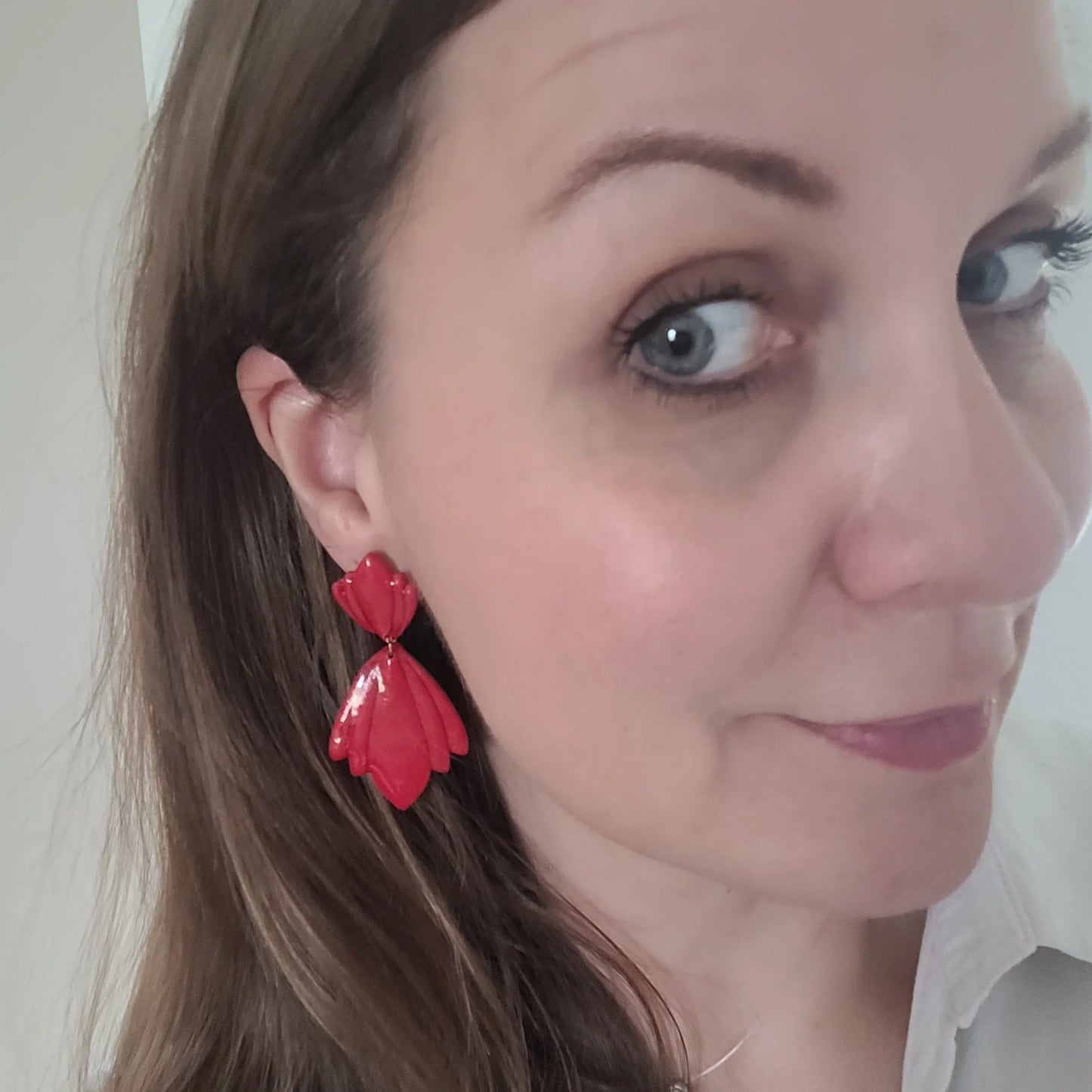 Boucles argile polymère | Volupta Rouge