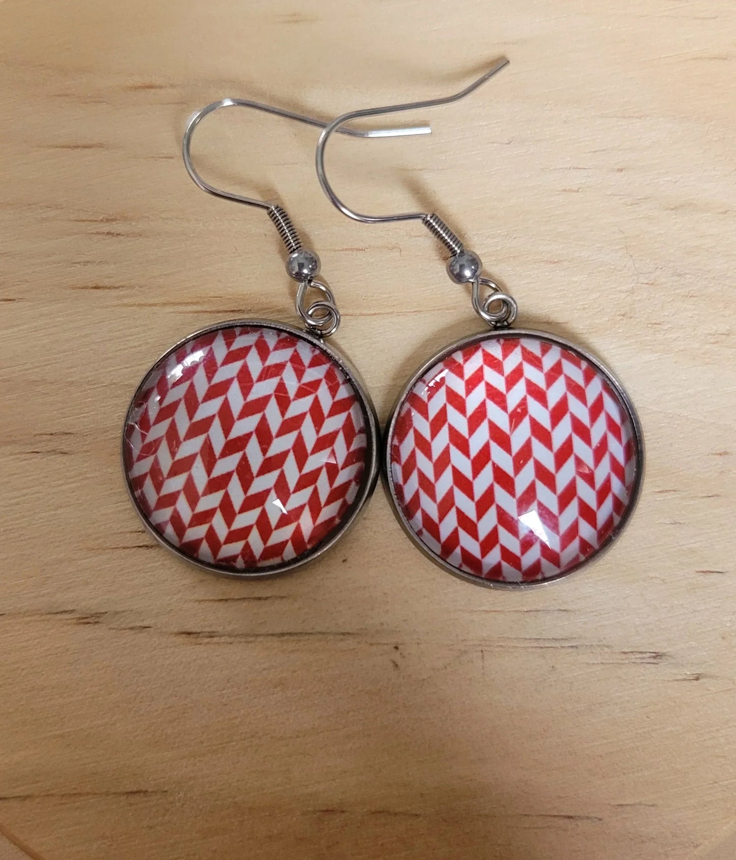 Boucles fantaisie acier | Géométrique - L'Atelier de MyMy