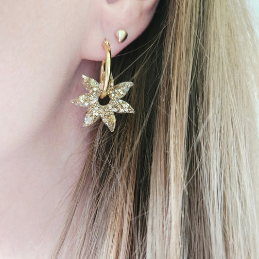 Boucles en résine | Soleil Or