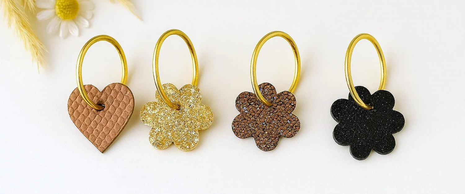 Boucles d'oreilles cuir - L'Atelier de MyMy