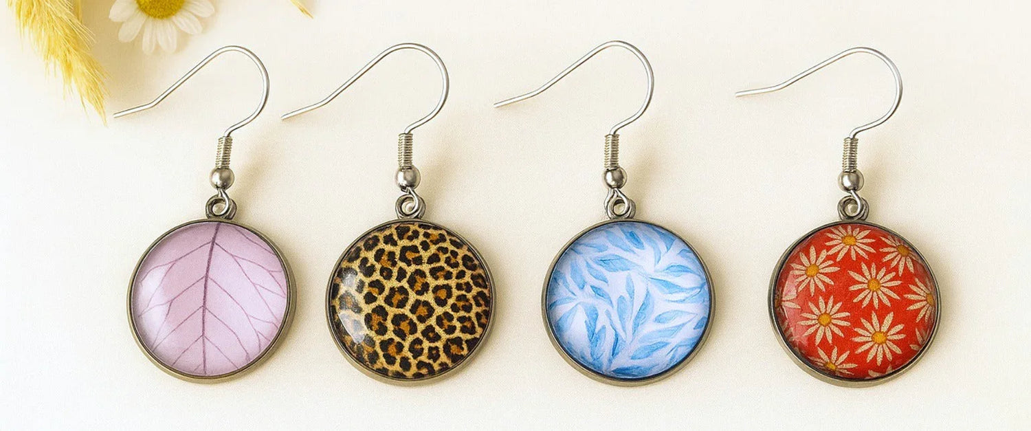 Boucles d'oreilles fantaisie - L'Atelier de MyMy