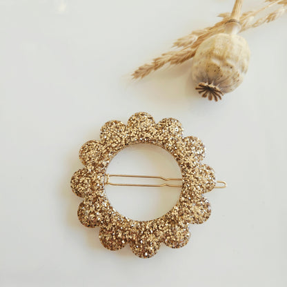 Barrettes en résine | Fleur Or
