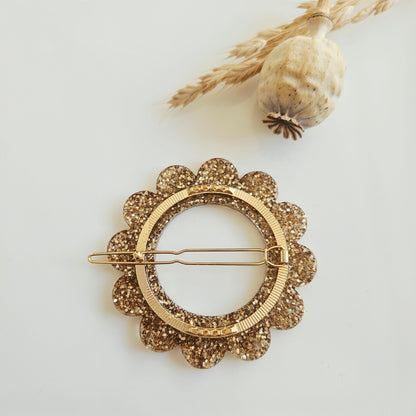 Barrettes en résine | Fleur Or
