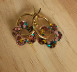 Boucles en résine | Fleurs d'Automne