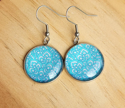 Boucles fantaisie acier | Graphique bleuté - L'Atelier de MyMy