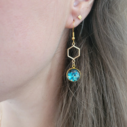 Boucles fantaisie acier | Écailles - L'Atelier de MyMy