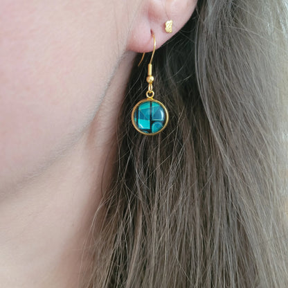 Boucles fantaisie acier | Graphiques Turquoise - L'Atelier de MyMy
