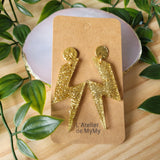 Boucles en Résine | Coup de Foudre Or