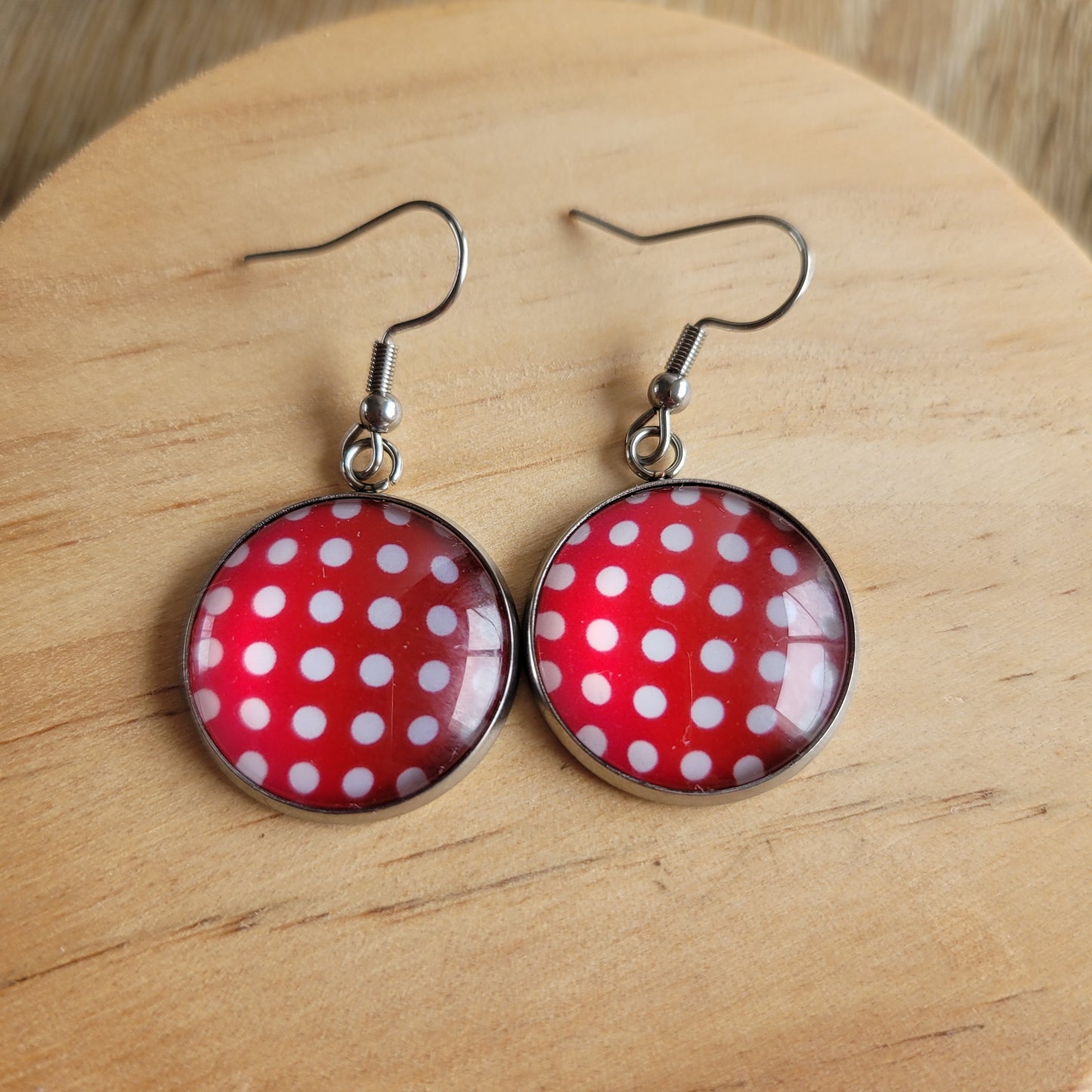 Boucles fantaisie acier | Vintage