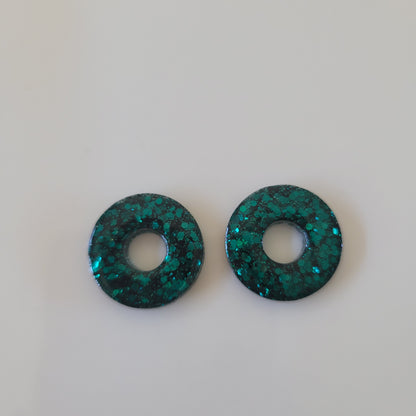 Boucles en résine  | Donuts interchangeables sans attaches  ~ Au choix ~