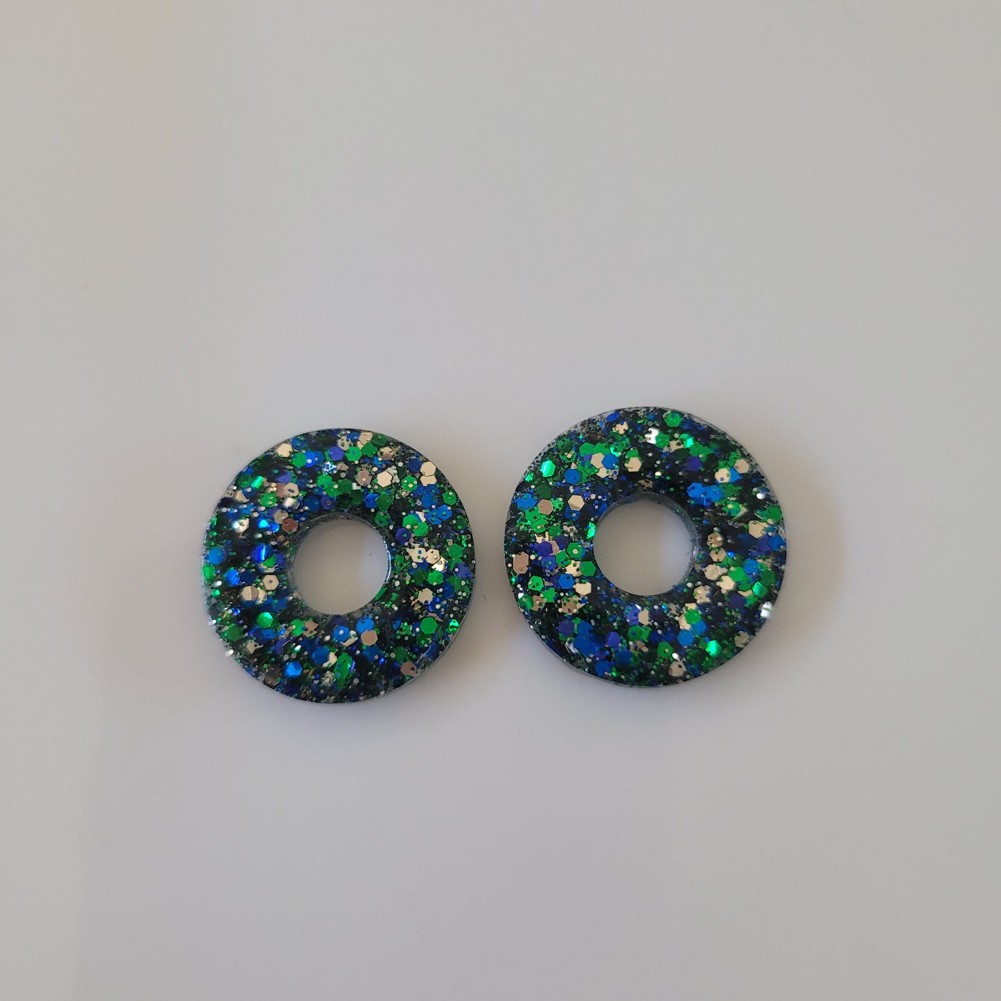 Boucles en résine  | Donuts interchangeables sans attaches  ~ Au choix ~