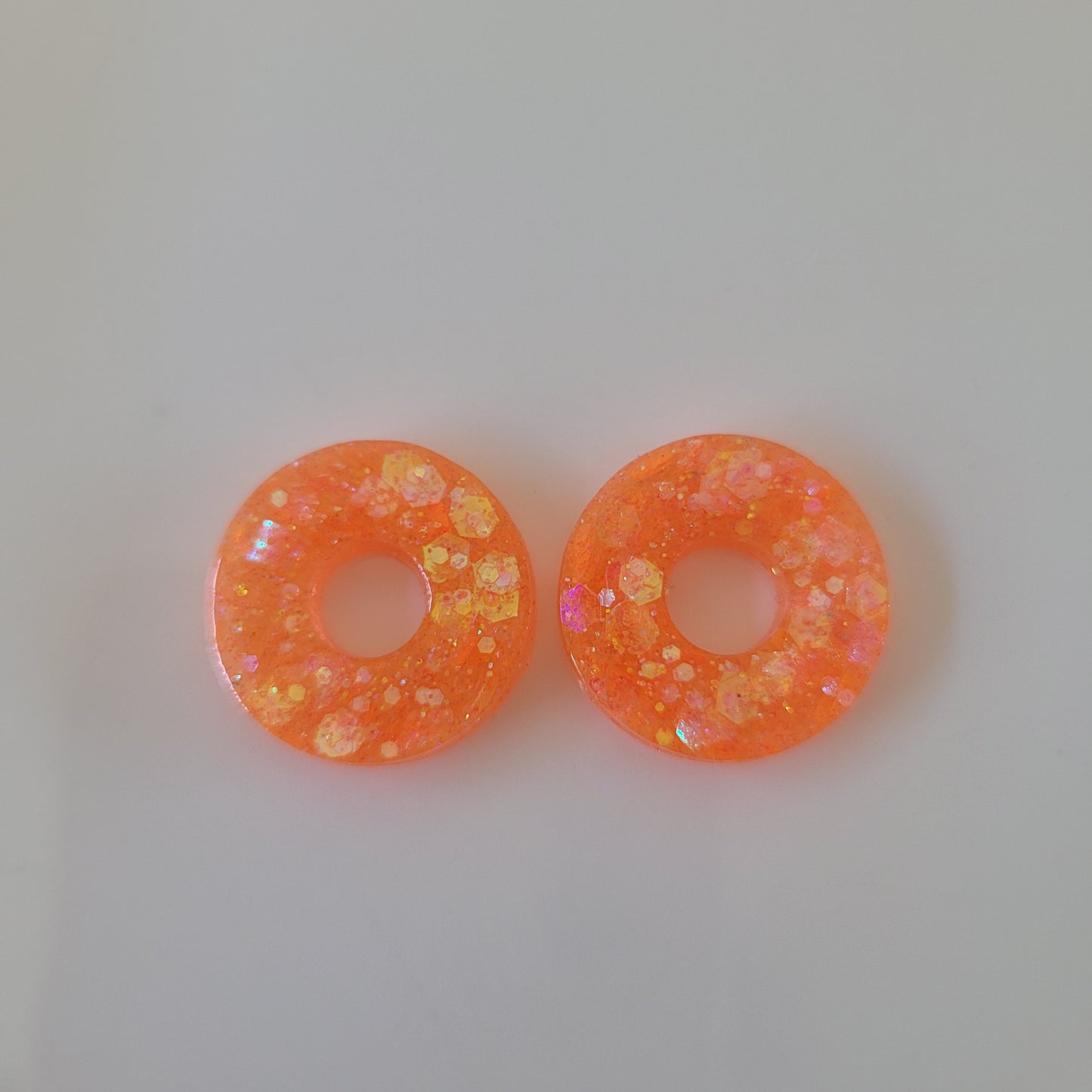 Boucles en résine  | Donuts interchangeables sans attaches  ~ Au choix ~