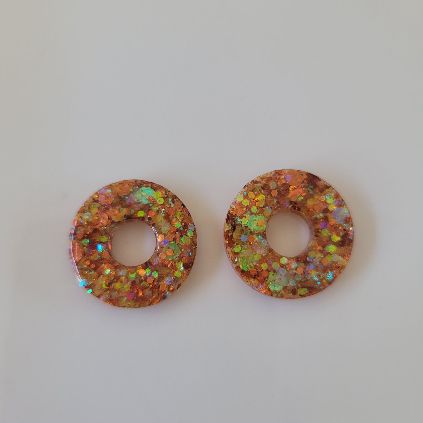 Boucles en résine  | Donuts interchangeables sans attaches  ~ Au choix ~