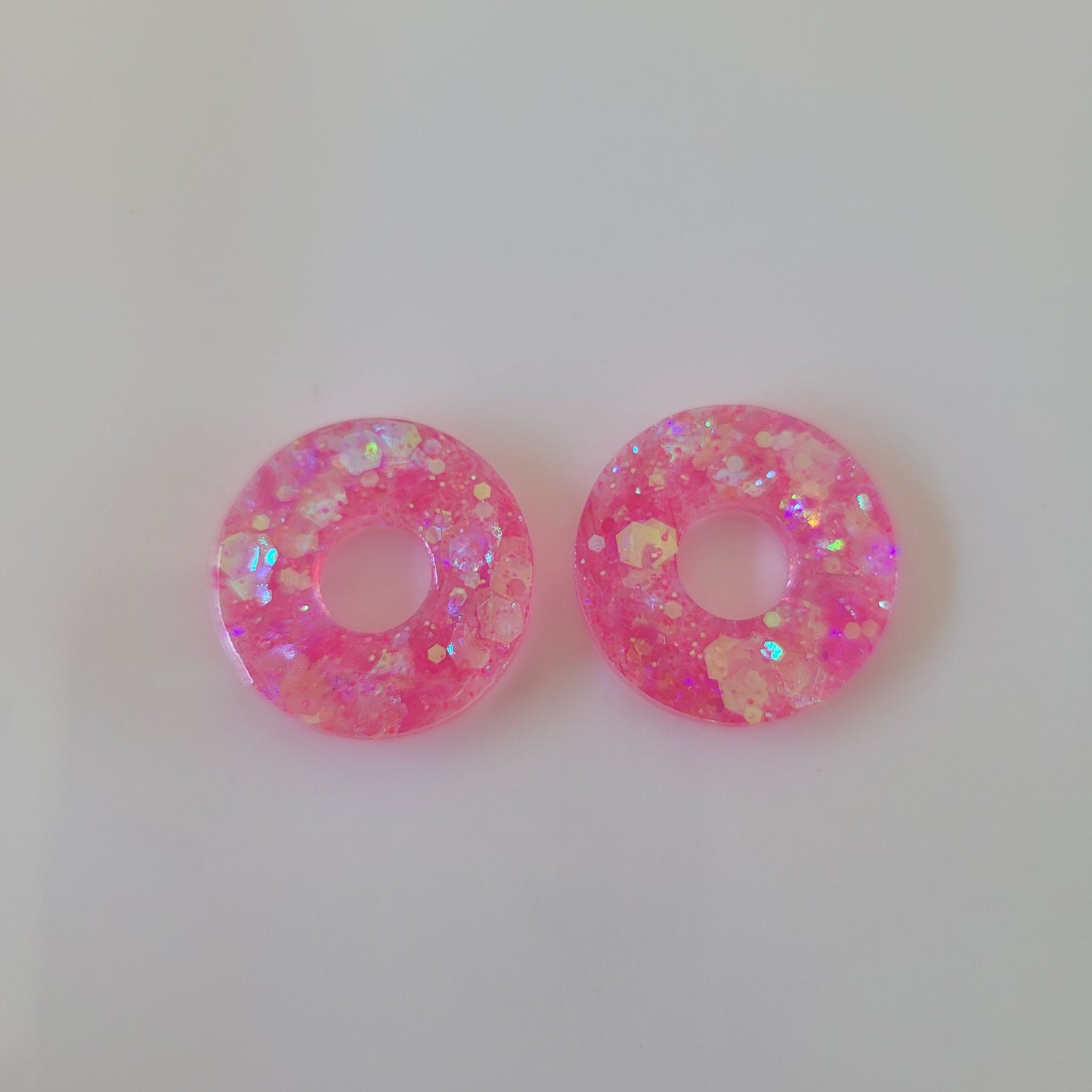 Boucles en résine  | Donuts interchangeables sans attaches  ~ Au choix ~
