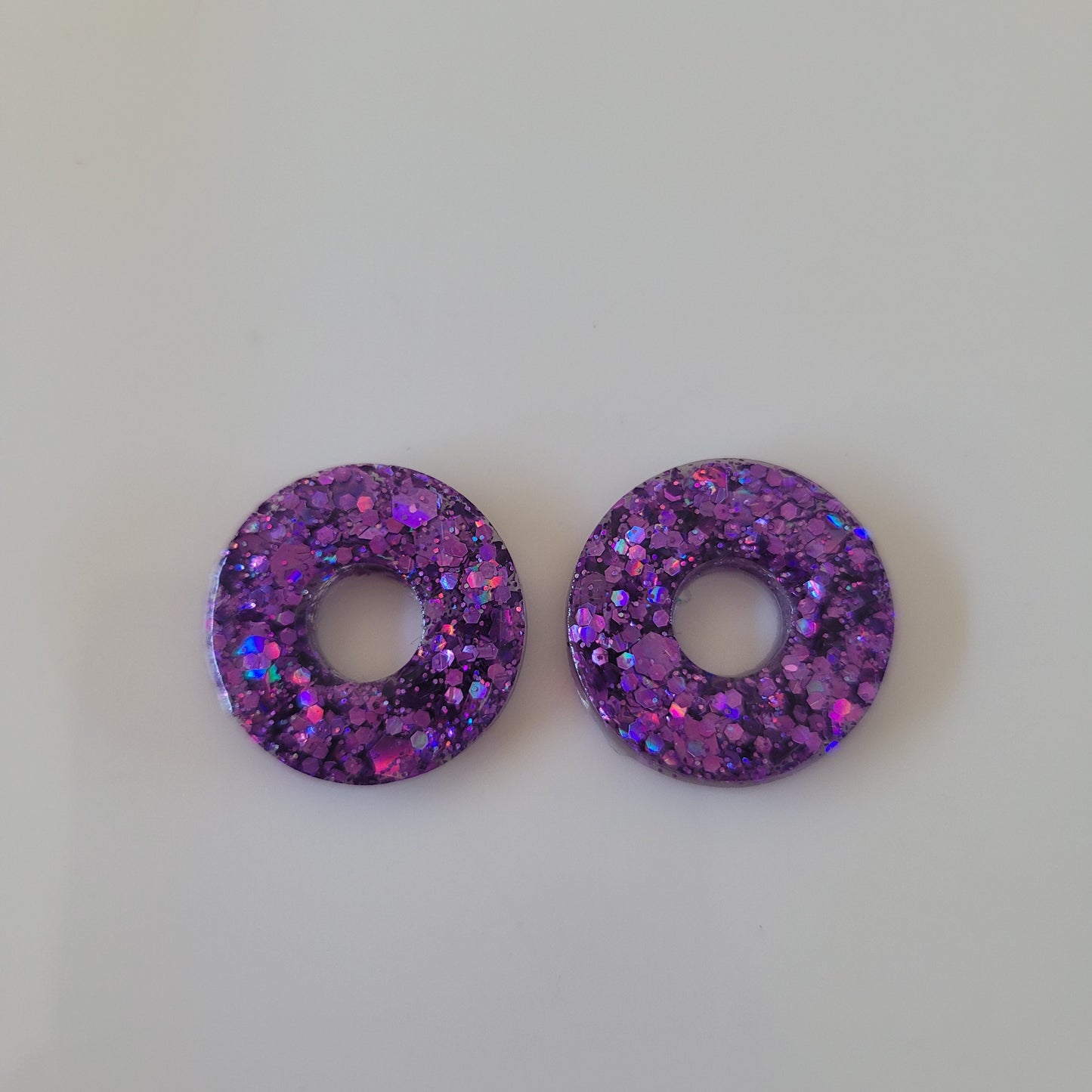Boucles en résine  | Donuts interchangeables sans attaches  ~ Au choix ~