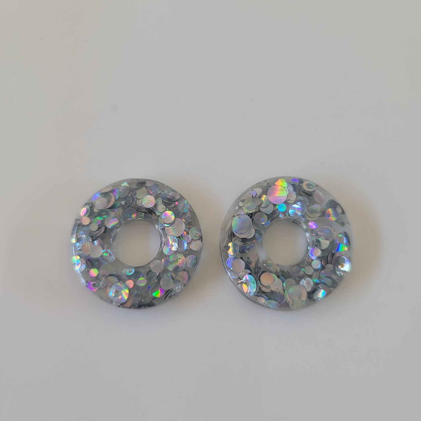 Boucles en résine  | Donuts interchangeables sans attaches  ~ Au choix ~