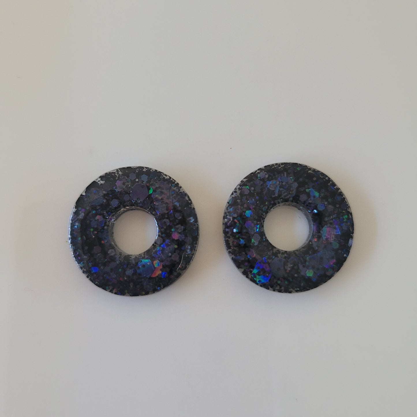 Boucles en résine  | Donuts interchangeables sans attaches  ~ Au choix ~