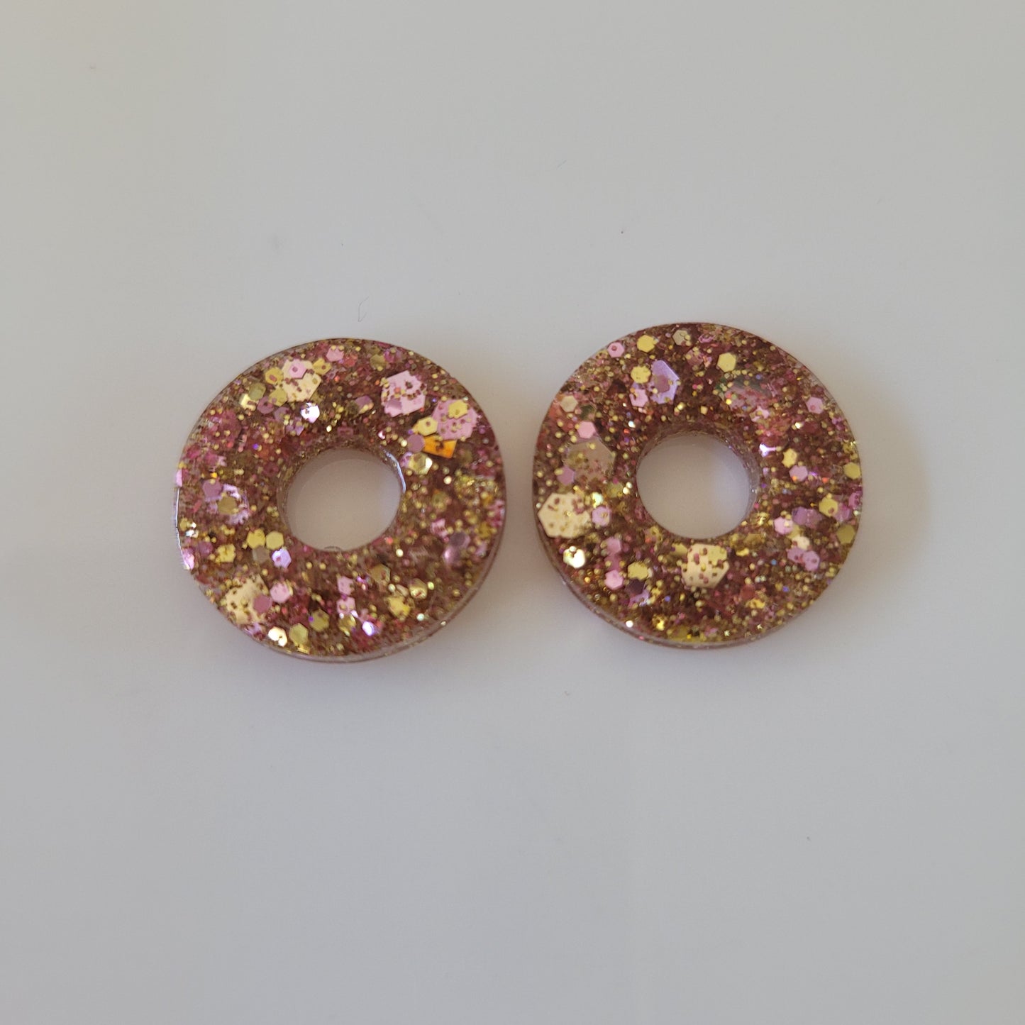 Boucles en résine  | Donuts interchangeables sans attaches  ~ Au choix ~