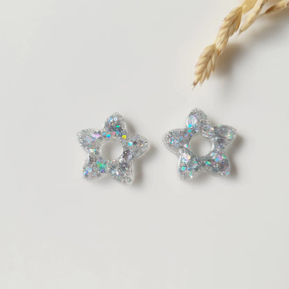 Boucles en résine | Fleurs de Tiaré interchangeables sans attaches ~ Au choix ~ - L'Atelier de MyMy