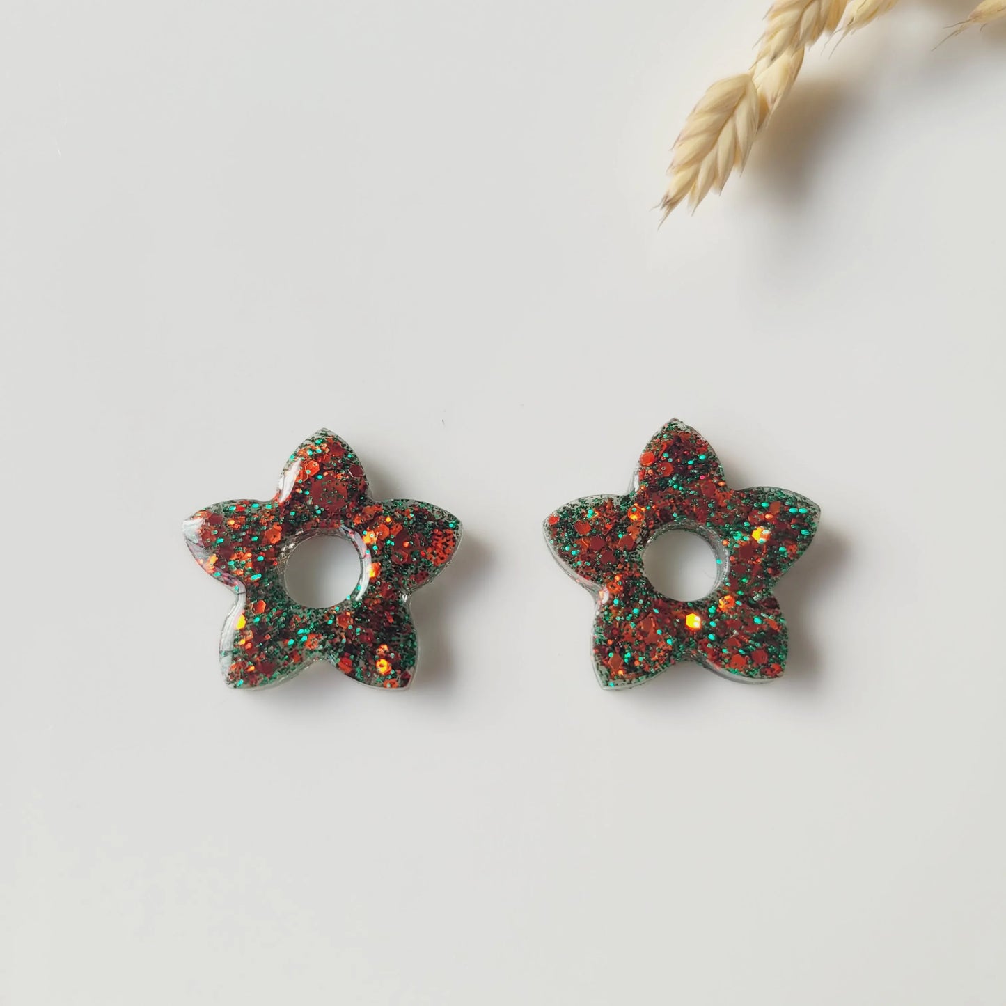 Boucles en résine | Fleurs de Tiaré interchangeables sans attaches ~ Au choix ~ - L'Atelier de MyMy