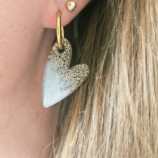 Boucles en résine | Coeur Or
