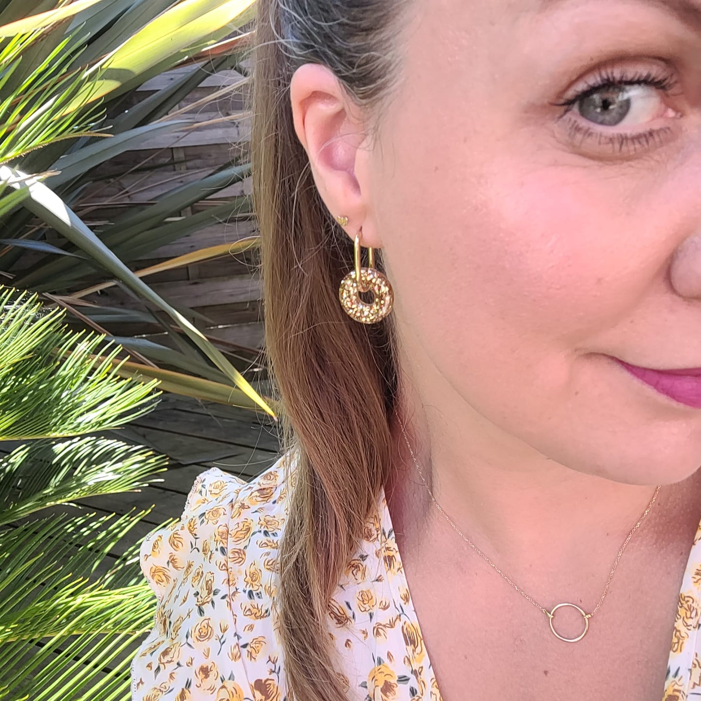 Boucles en résine  | Donuts interchangeables sans attaches  ~ Au choix ~