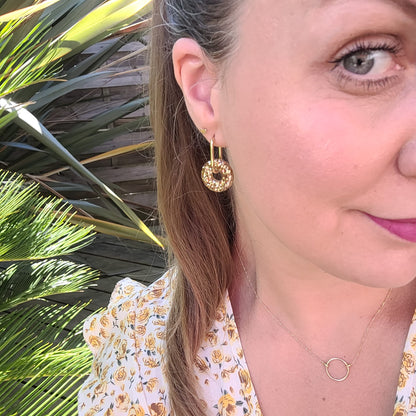 Boucles en résine  | Donuts interchangeables sans attaches  ~ Au choix ~