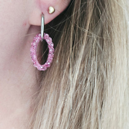 Boucles en résine | Lumina Rose