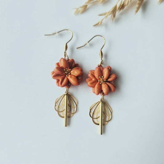 Boucles argile polymère | Roséa Cuivre