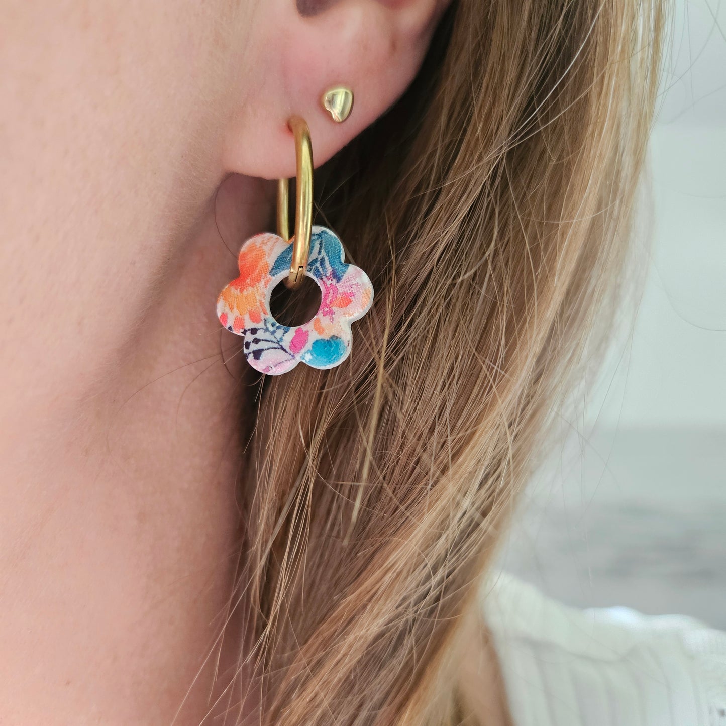 Boucles argile polymère | Pampille Floréa