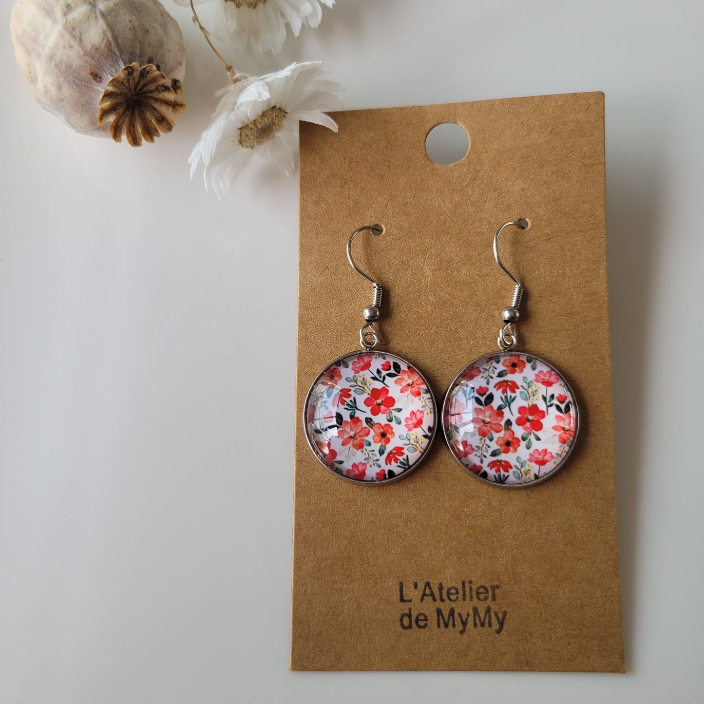 Boucles fantaisie acier | Fleuries