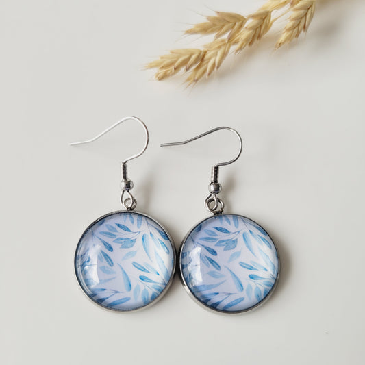 Boucles Fantaisie Acier | Feuillages