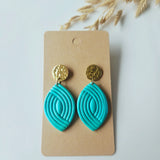 Polymer clay earrings | Palméa Turquoise